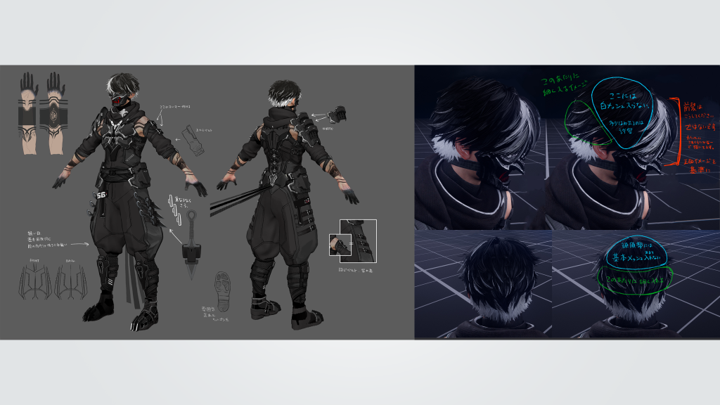 キャラクターデザイン [ヤクモとリュウ]｜NINJA GAIDEN 4 開発ブログ