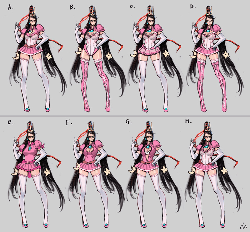 任天堂コラボコスチュームのデザインについて Bayonetta2 開発ブログ