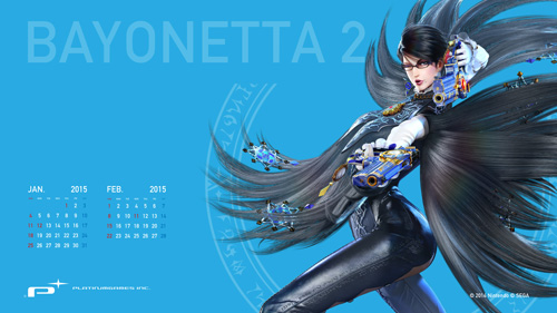 メリークリスマス 壁紙配信のお知らせ Bayonetta2 開発ブログ